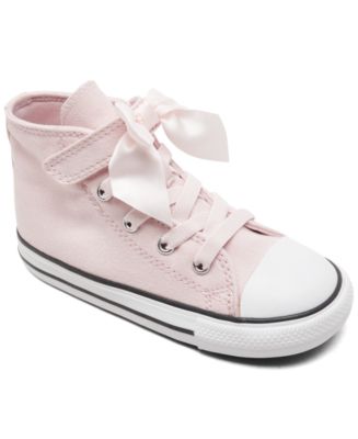 Converse Toddler Girls Chuck Taylor All Star Ruffles and Bows Easy On Casual Sneakers from Finish Line Macy s