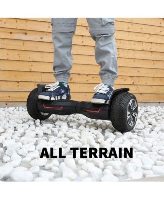 Warrior 8.5 inch Off Road All Terrain Smart G2 Hoverboard with Bluetooth Speaker and Led Lights, Self Balancing Hoverboards for Kids & Adults UL2272 Certified