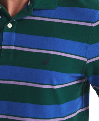 Men's Striped Classic-Fit Deck Polo Shirt