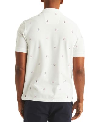 Men's Classic Fit Deck Printed Performance Polo Shirt