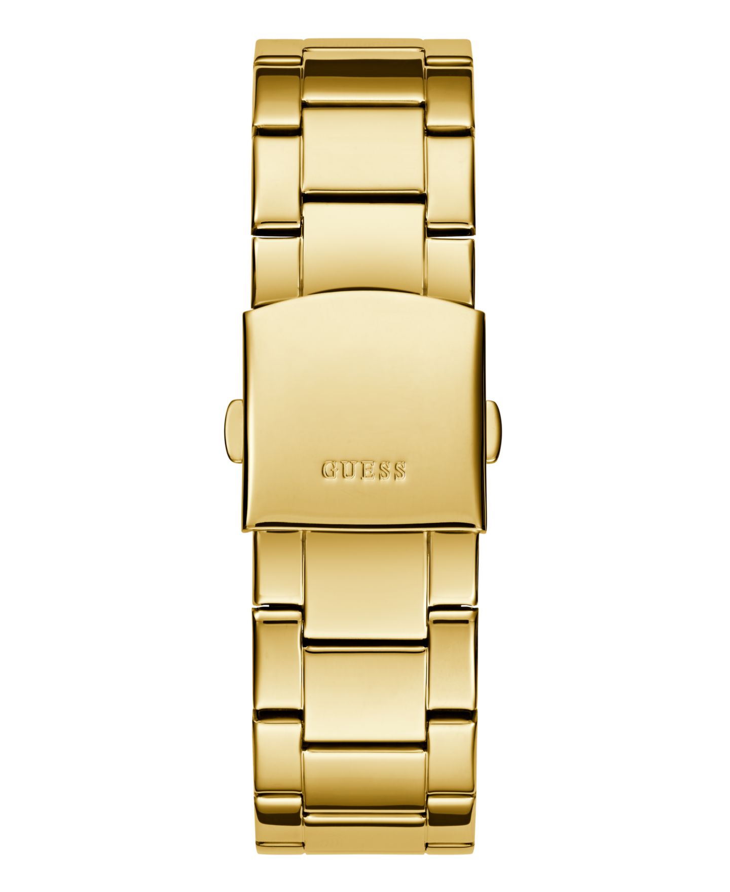 Многофункциональные наручные часы Guess из нержавеющей стали золотистого цвета, 44 мм — фото 6