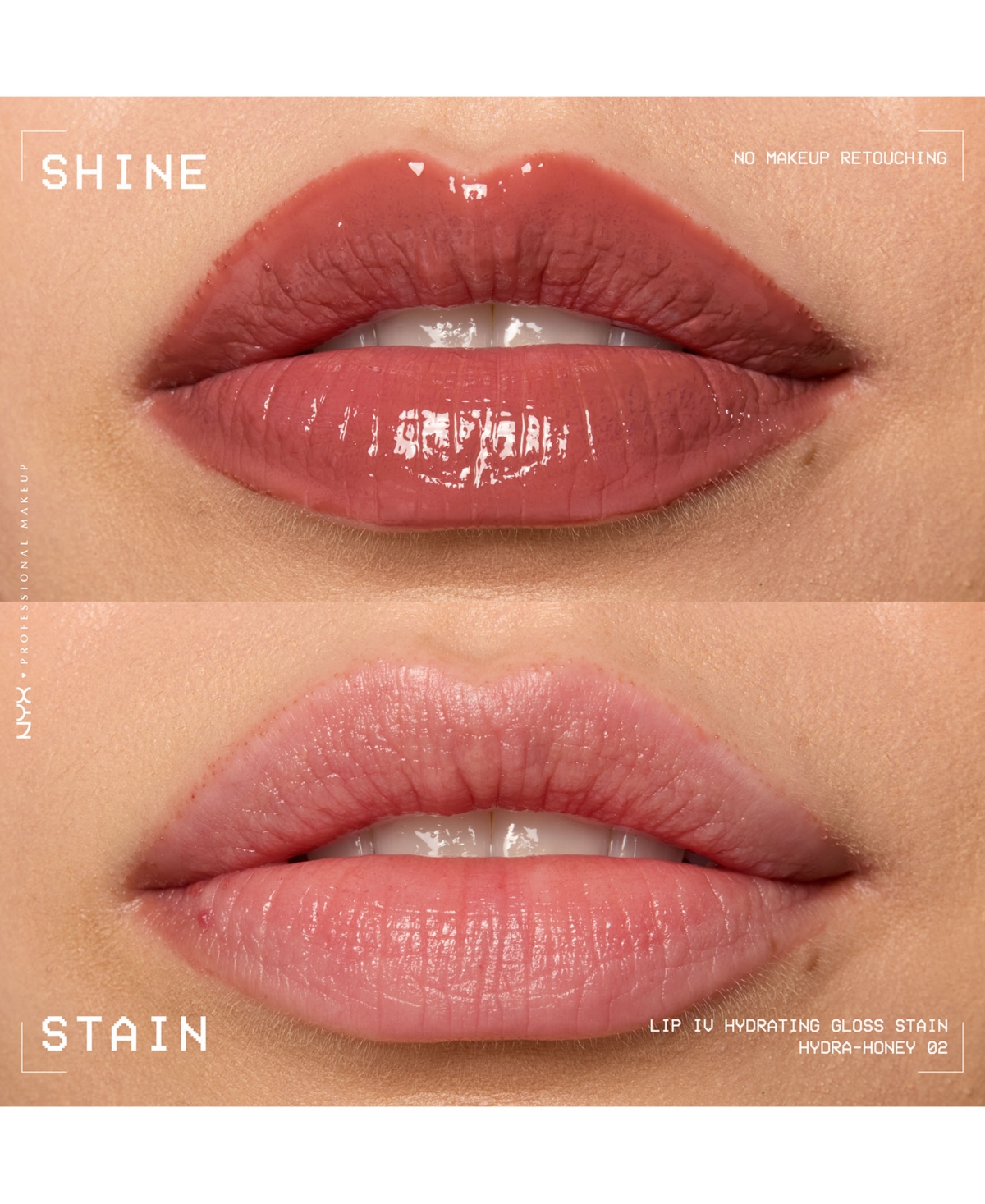 Nyx Professional Makeup Lip Iv Hydrating Gloss Stain In Hydra Honey