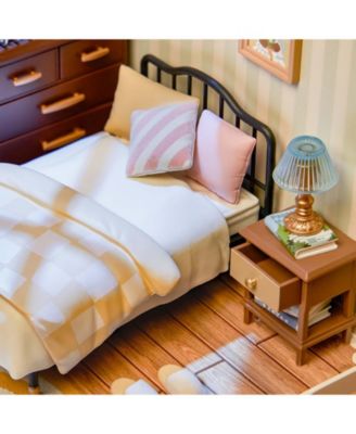 3D Puzzles Plastic House Building Set Toy DIY Plastic Building Set Toys Playset Gifts for Teens Adults, Multicolor, 7.36"2.76"11.30"