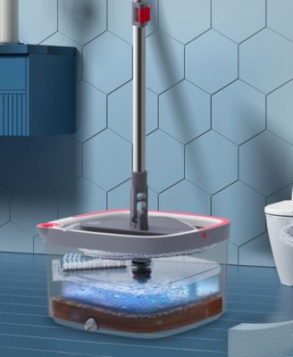 Mop, Silicone Sweeper & Bucket Cleaning System 