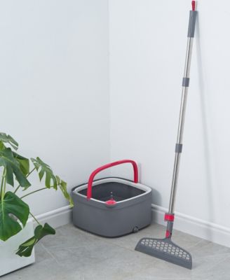 Mop, Silicone Sweeper & Bucket Cleaning System 