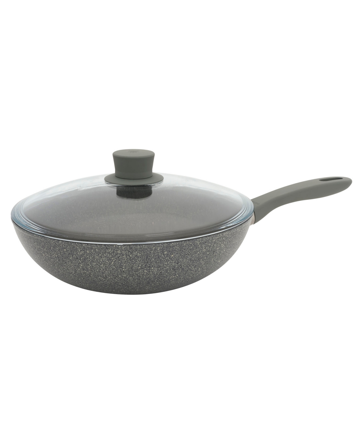 Zwilling Parma Plus 11-inch Aluminum Nonstick Wok With Lid In Gray