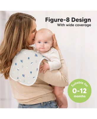 Kids 5pk Urban Burp Cloths, Organic Burping Cloth for Babies, Burp Rags
