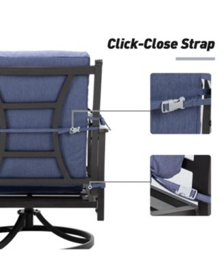 Outdoor Chair Cushion 20.5x20.5x4.33 inches Patio Furniture Seat Cushion - Set of 4