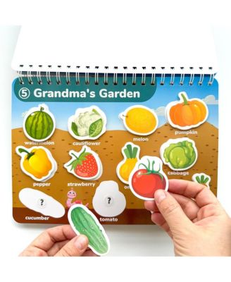 Montessori Busy Book for Toddlers 3-5 Years with Interactive Pages