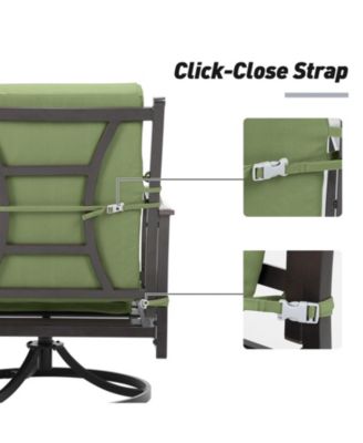 Outdoor Chair Cushion 20.5x20.5x4.33 inches Patio Furniture Seat Cushion - Set of 4