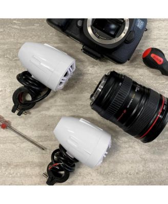 2.25   Waterproof Motorcycle Box Speakers, Compact Off-Road System