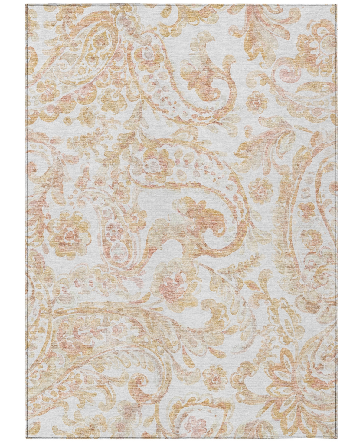 Addison Chantille Acn835 8'x10' Area Rug In Coral