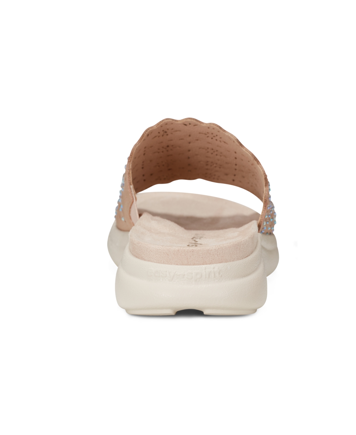 EASY SPIRIT WOMEN'S ALORA EMBELLISHED SLIDE SANDALS 