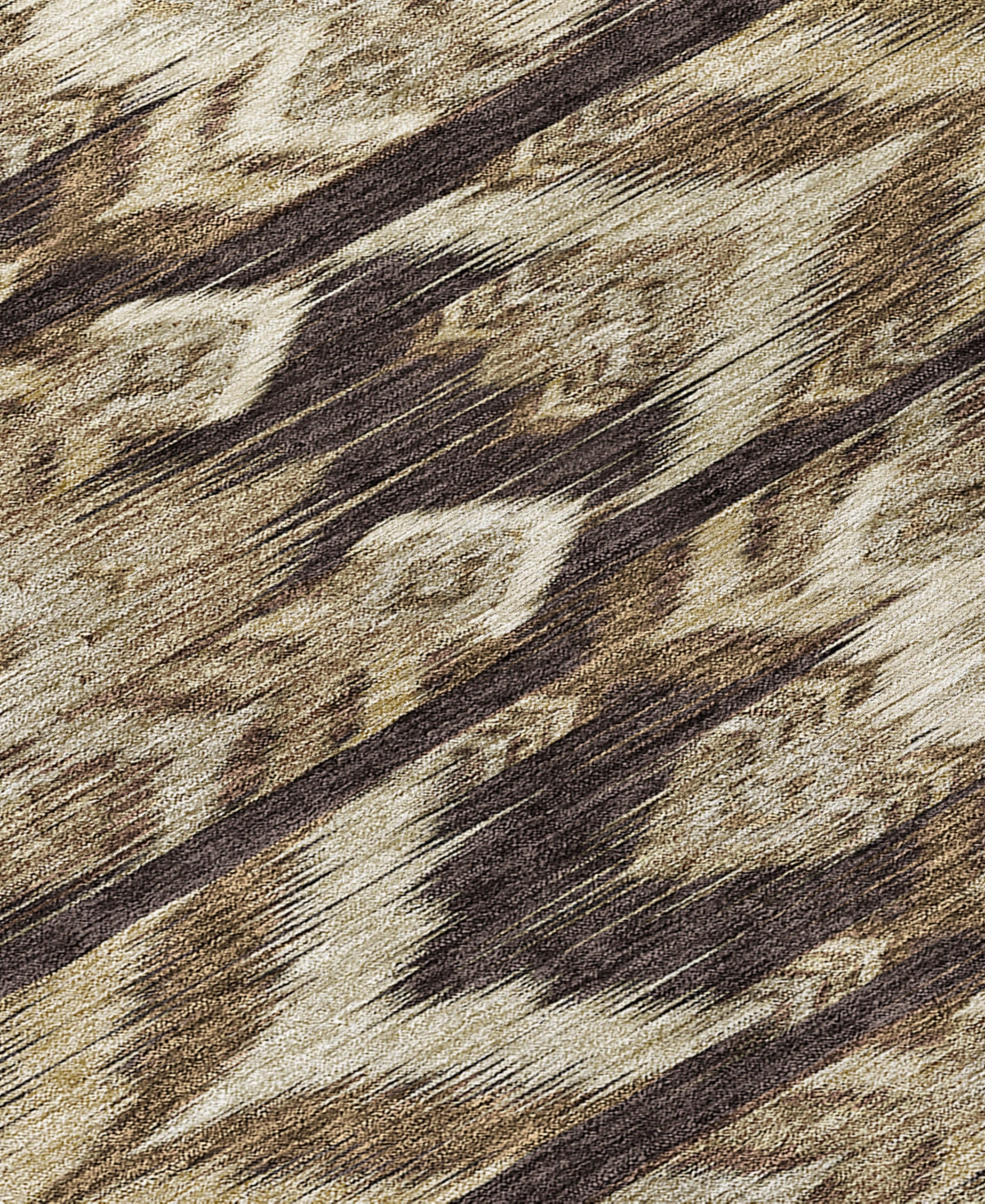 Addison Chantille Machine Washable Acn812 2'3"x7'6" Runner Area Rug In Brown