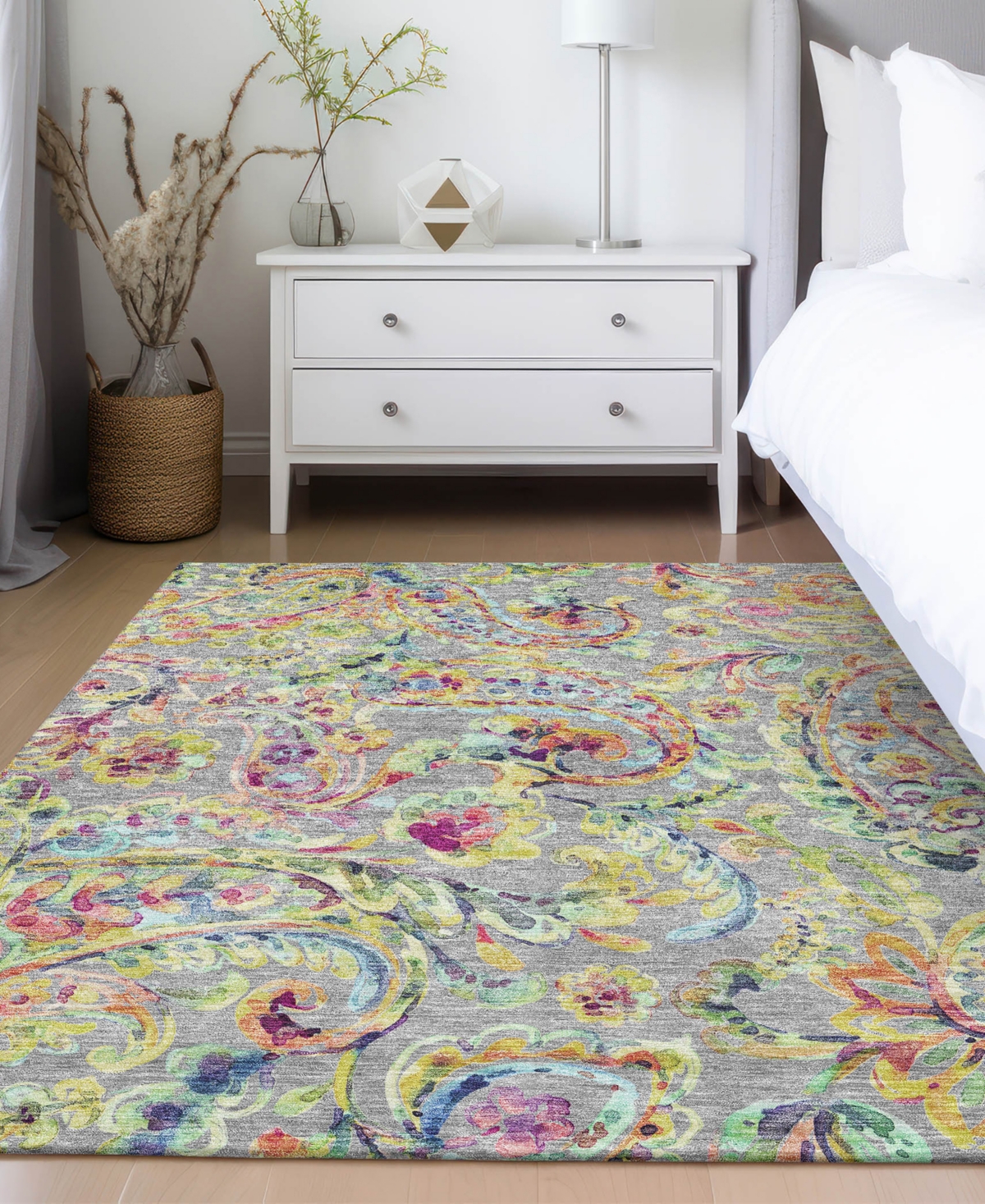 Addison Chantille Acn834 3'x5' Area Rug In Gray