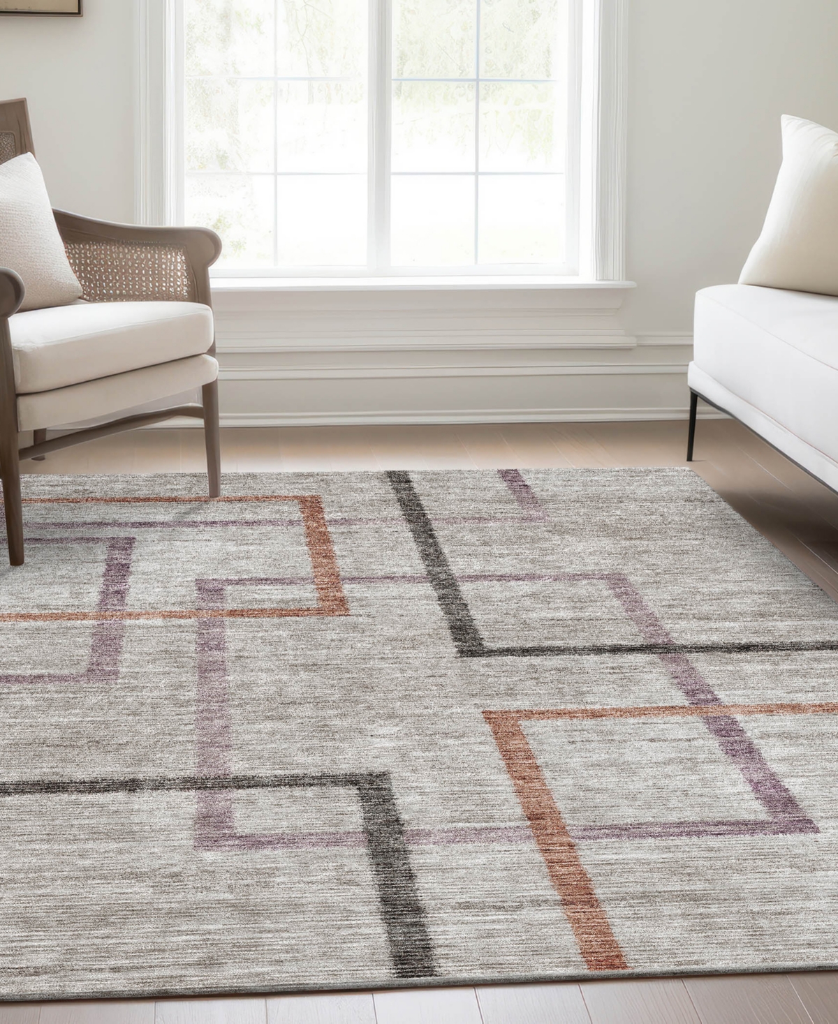 Addison Chantille Acn826 8'x10' Area Rug In Taupe