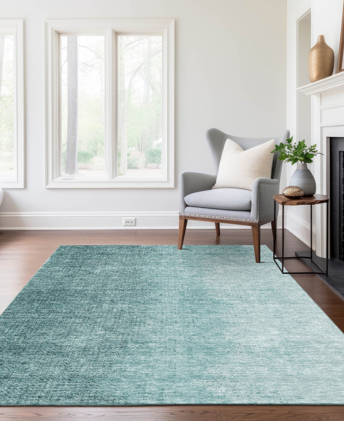 Addison Chantille Acn822 9'x12' Area Rug In Teal