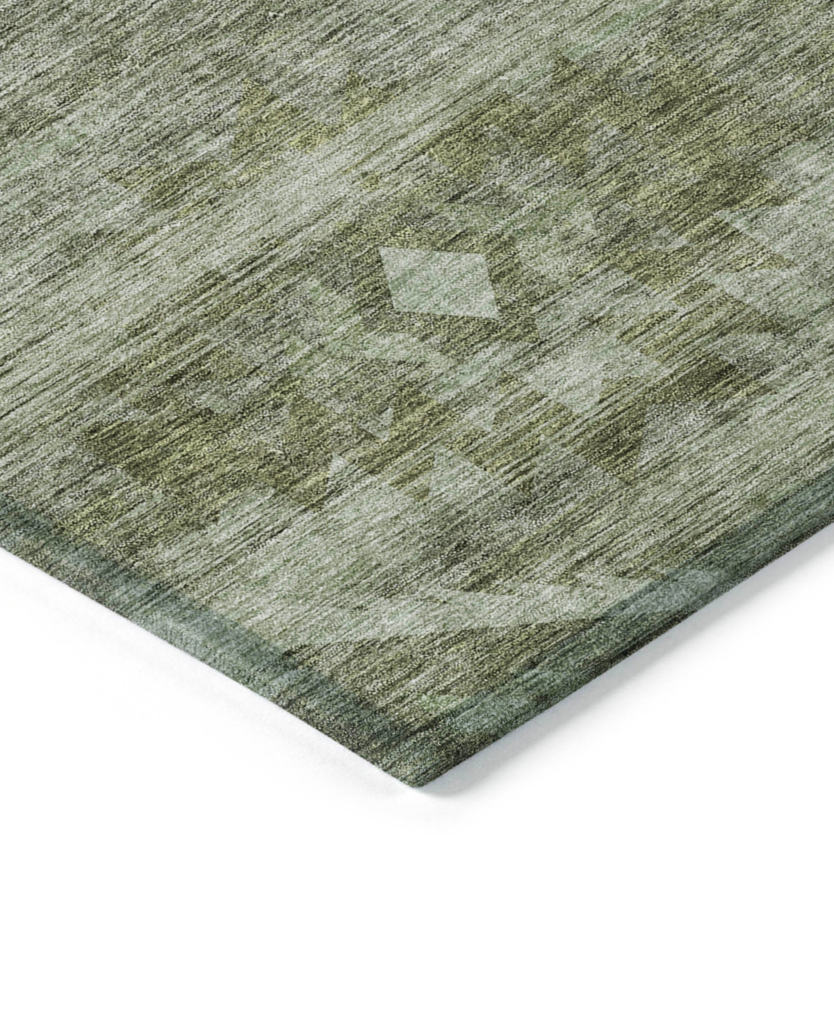 Addison Chantille Acn837 2'3"x7'6" Runner Area Rug In Olive