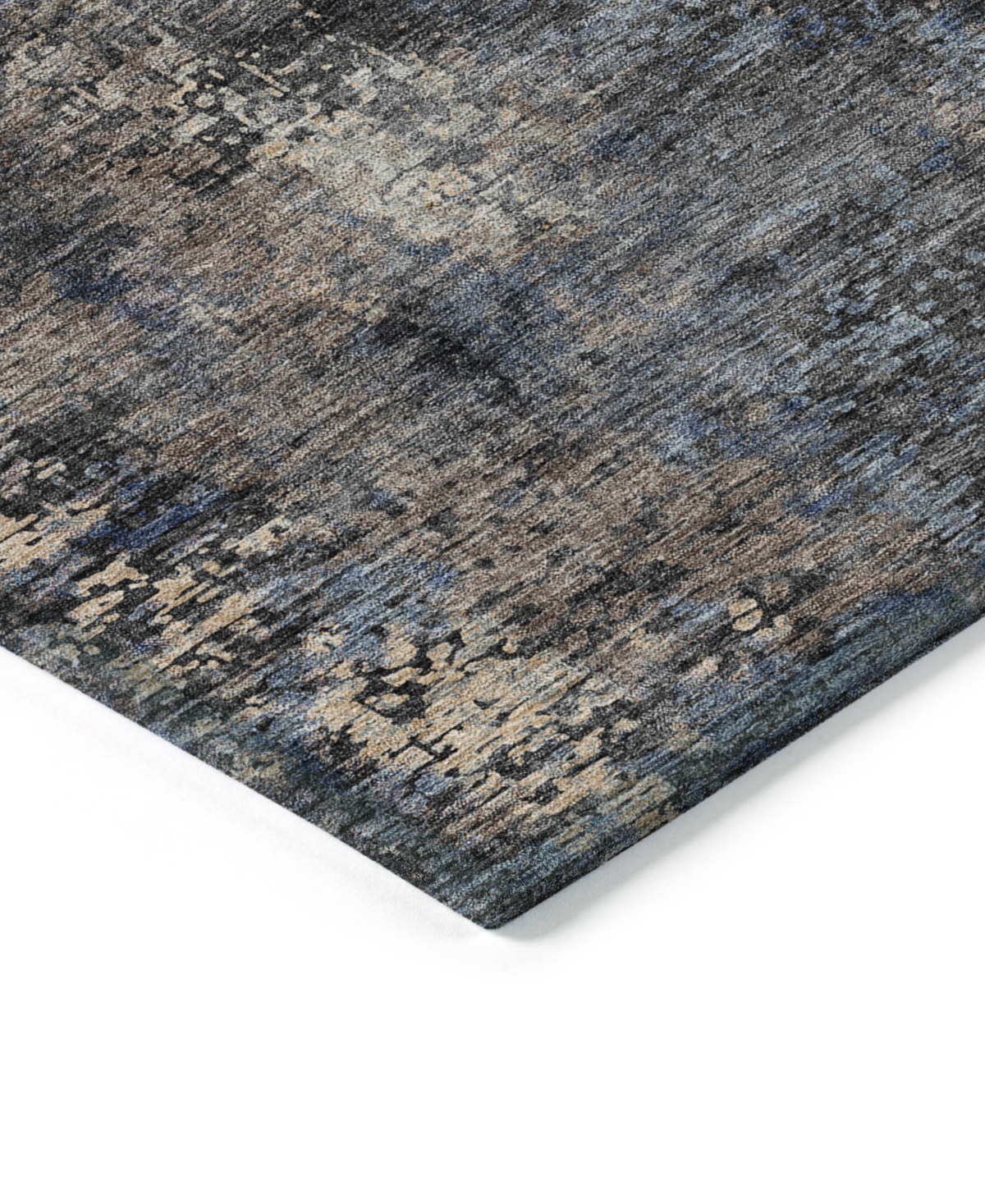 Addison Chantille Acn815 5'x7'6" Area Rug In Charcoal