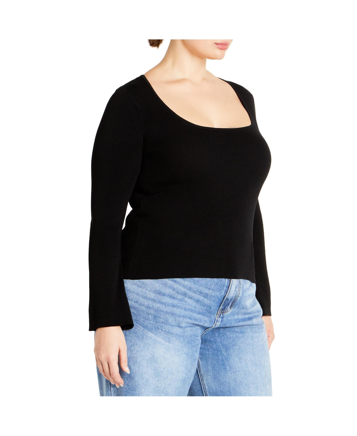 Plus Size Brooklyn Sweater - Moss