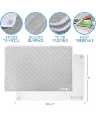 Ironing mat, Magnetic Laundry mat, 28.25&amp;#x201D; x 19&amp;#x201D; Quilted for Washer and Dryer Countertop