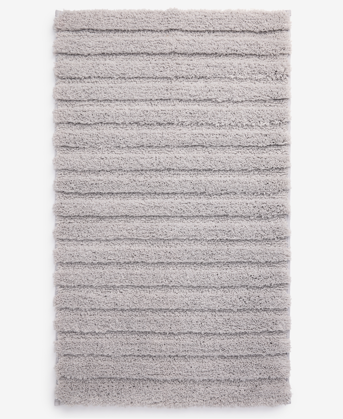Charter Club Signature Bath Rug, 21" X 34", Exclusively At Macy's In Silver
