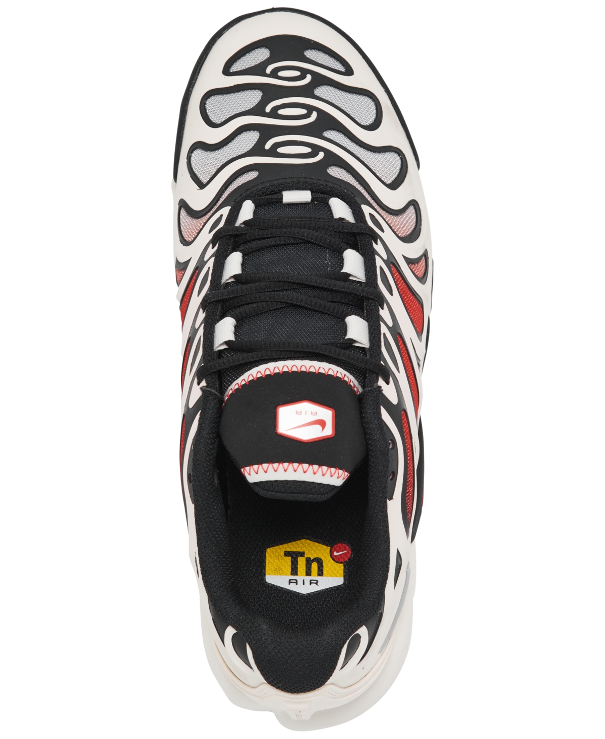 Nike Air Max Plus Drift Sneakers In White And Red In Phantom,met Silver