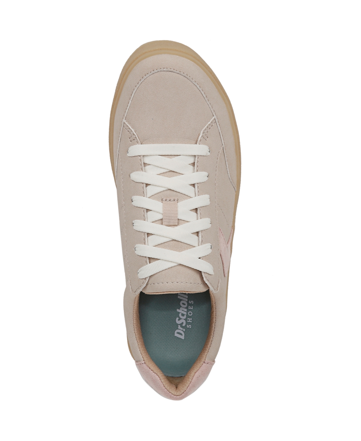 Shop Dr. Scholl's Women's Madison-lace Sneakers In Beige Faux Leather