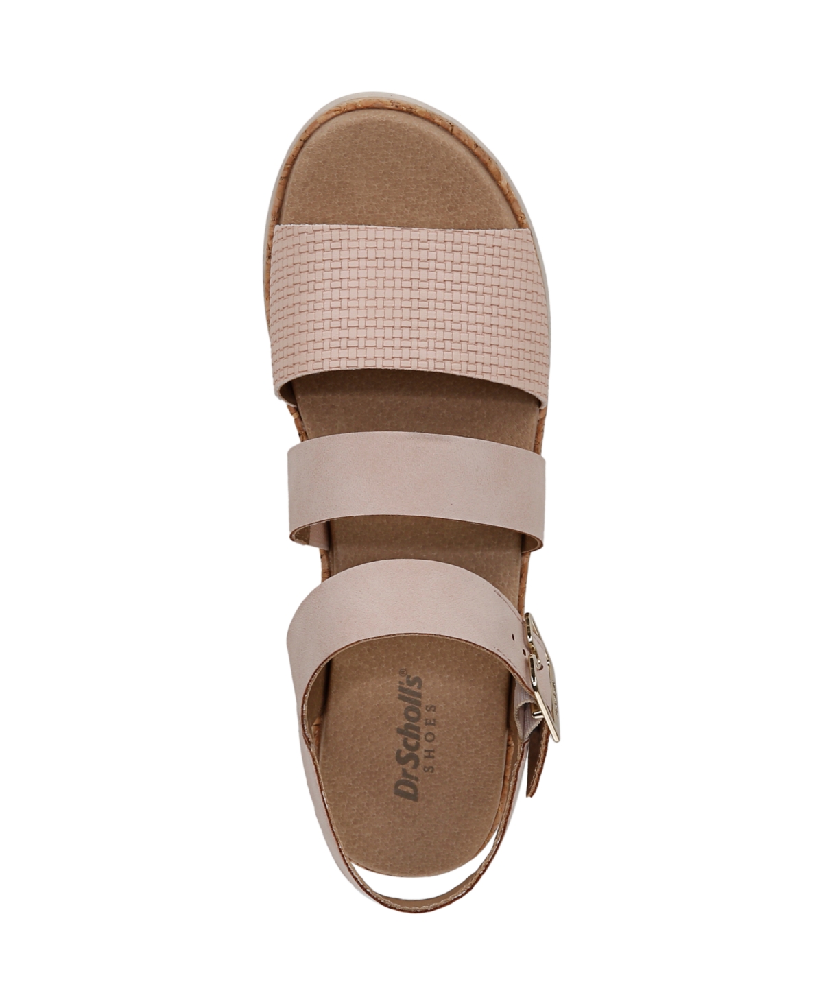Shop Dr. Scholl's Women's Once Twice Espadrille Platform Sandals In Petal Pink Faux Leather
