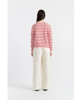 Women's Snoopy Nautical Breton Sweater