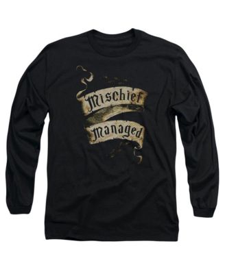 Men's Mischief Managed Long Sleeve Adult T-Shirt