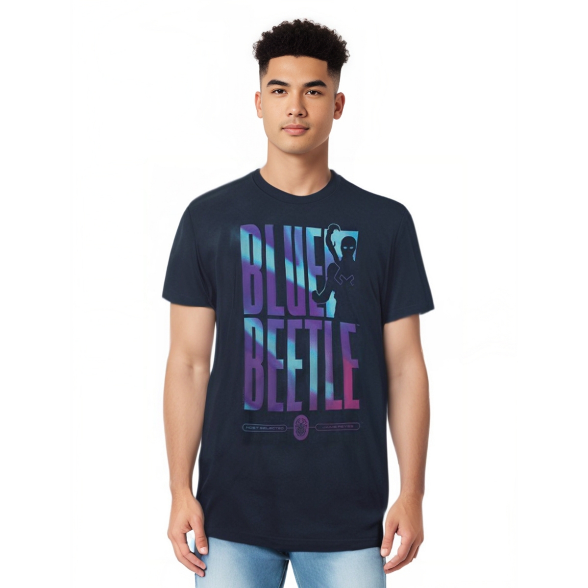 Mens Hero Host Short Sleeve Adult Tee / T-Shirt - Navy
