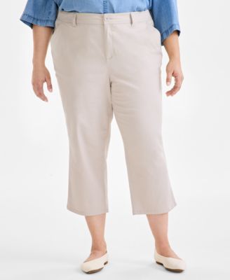 Plus Size Comfort Capri Pants