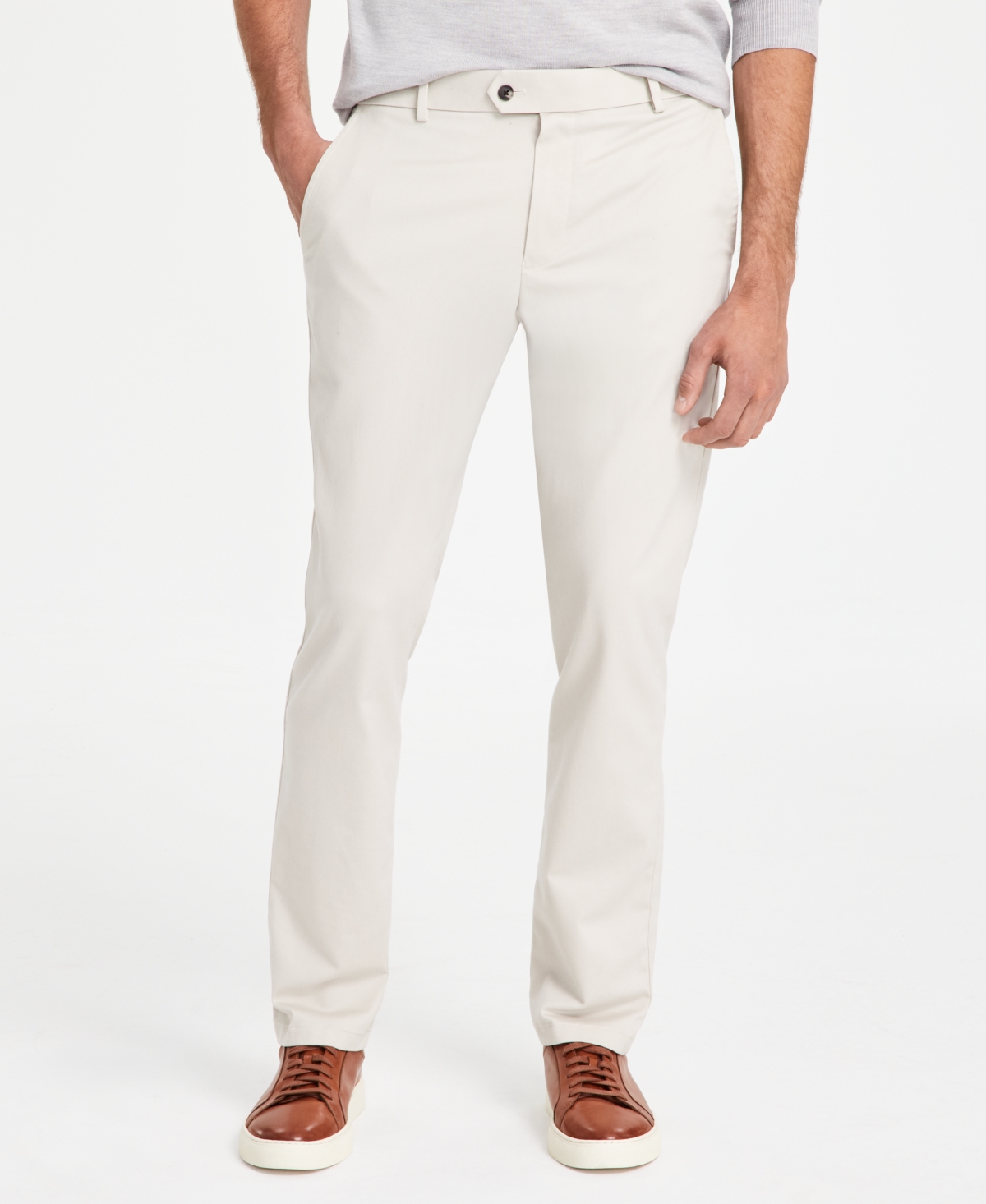 Charles Tyrwhitt Men's Ultimate Non-iron Chino Pants In Stone