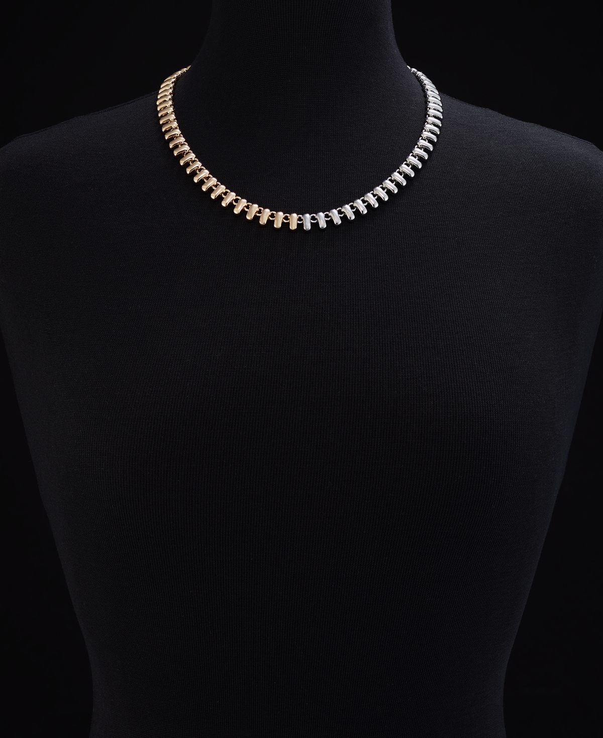 ON 34TH TWO-TONE ALL AROUND CHAIN NECKLACE, 18", EXCLUSIVELY AT MACY'S 
