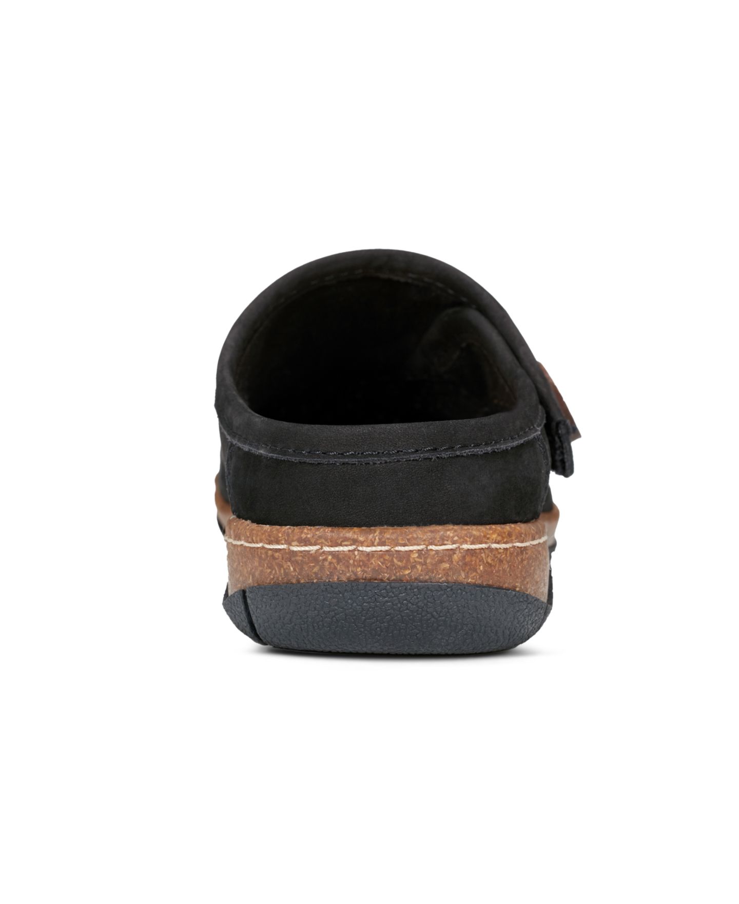 Женские сабо Earth Erinn Cutout Slip-On, цвет: Чёрный нубуковый — фото 3