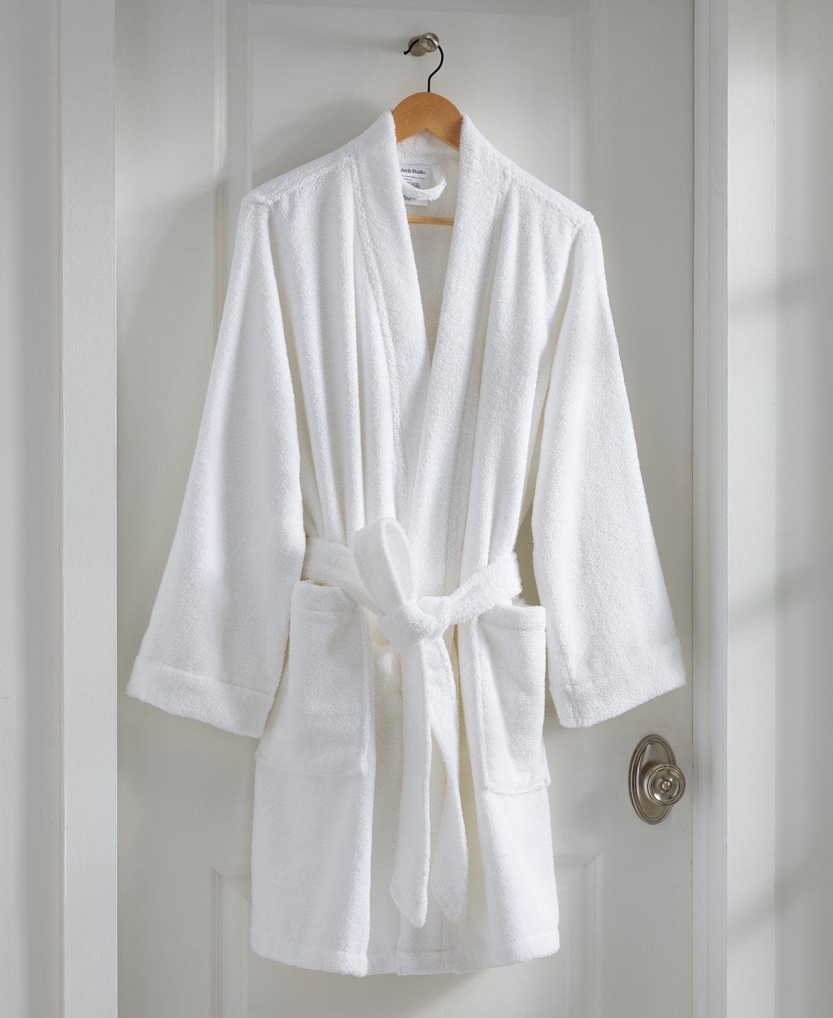 ARCH STUDIO TERRY BATH ROBE, EXCLUSIVELY AT MACY'S 