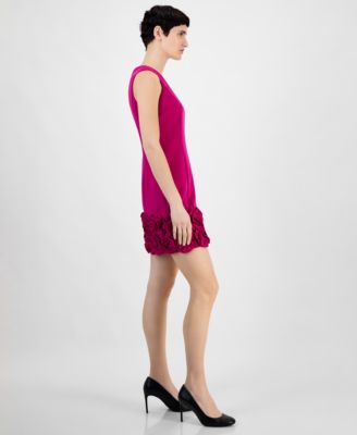 Ruffle-Hem Sheath Dress