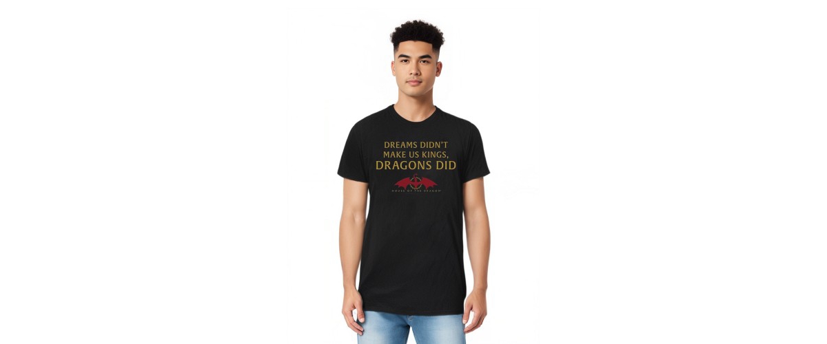Men's Not Dreams Short Sleeve Adult Tee / T-Shirt - Black