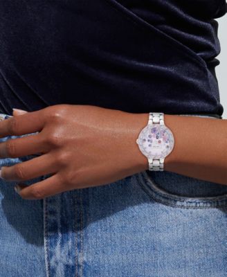 Women's Chelsea Silver Tone Stainless Steel Bracelet Watch, 36mm