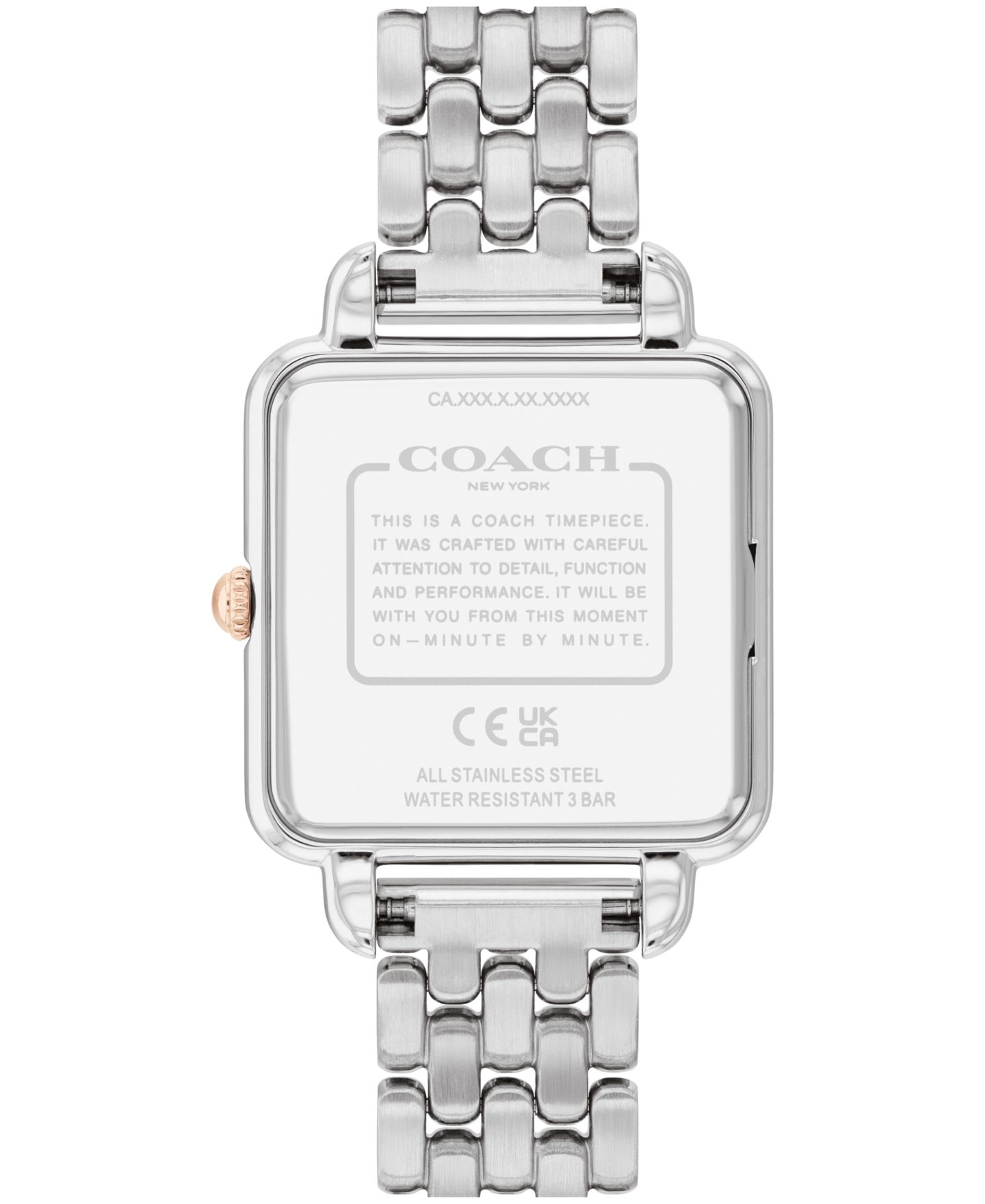 Женские часы Coach Cass Two-Tone Stainless Steel Bracelet Watch, 28mm — фото 2