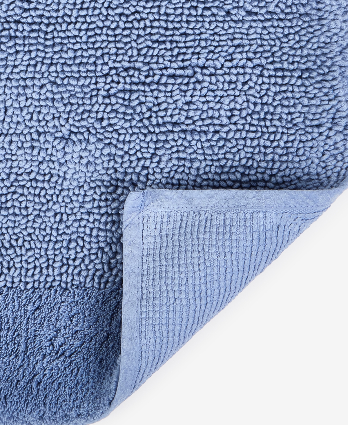 Arch Studio Cotton Bath Rug, 20" X 30", Exclusively At Macy's In Chambray