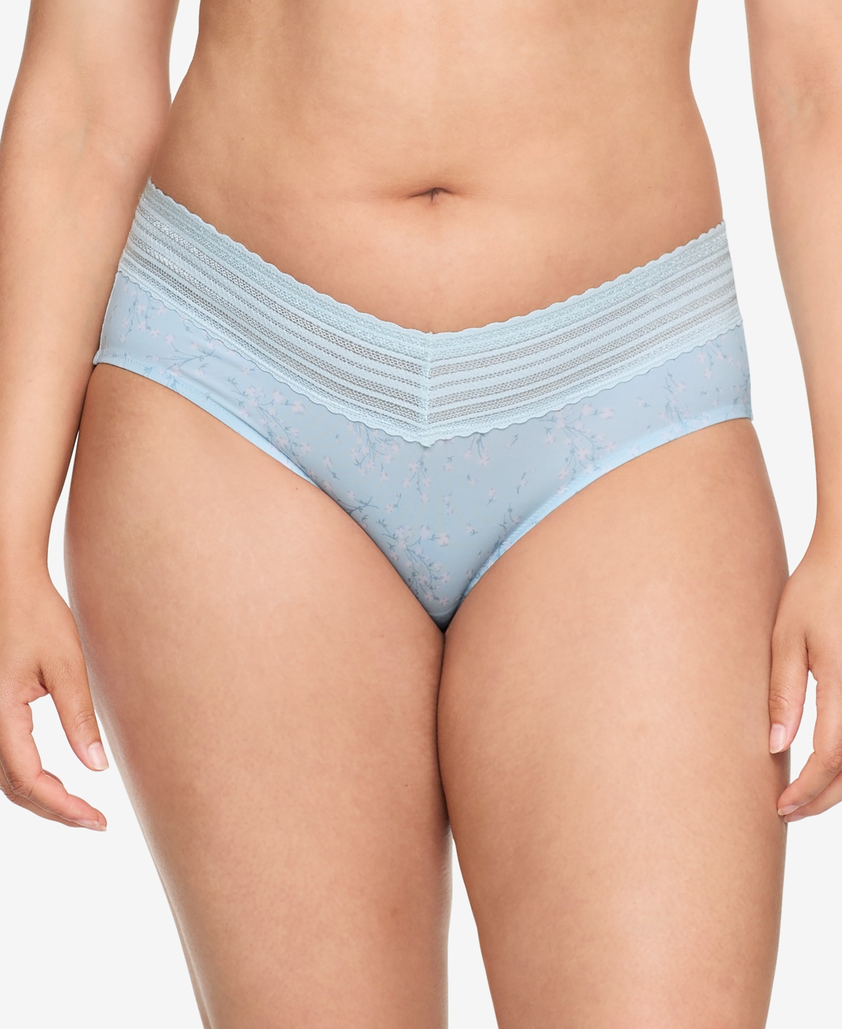 Warner's Warners No Pinching, No Problems Dig-free Comfort Waist With Lace Microfiber Hipster 5609j