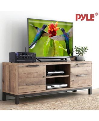 25V/70V Power Amplifier - Microphone Audio/Speaker Control Amp, 1/4" Mic Inputs, 40W