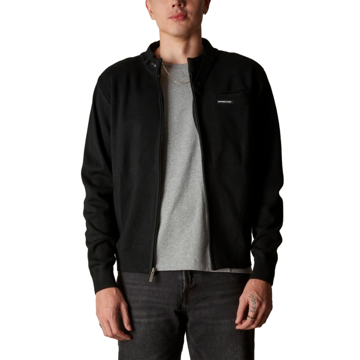 Men's Big & Tall Iconic Racer Sweater - Navy