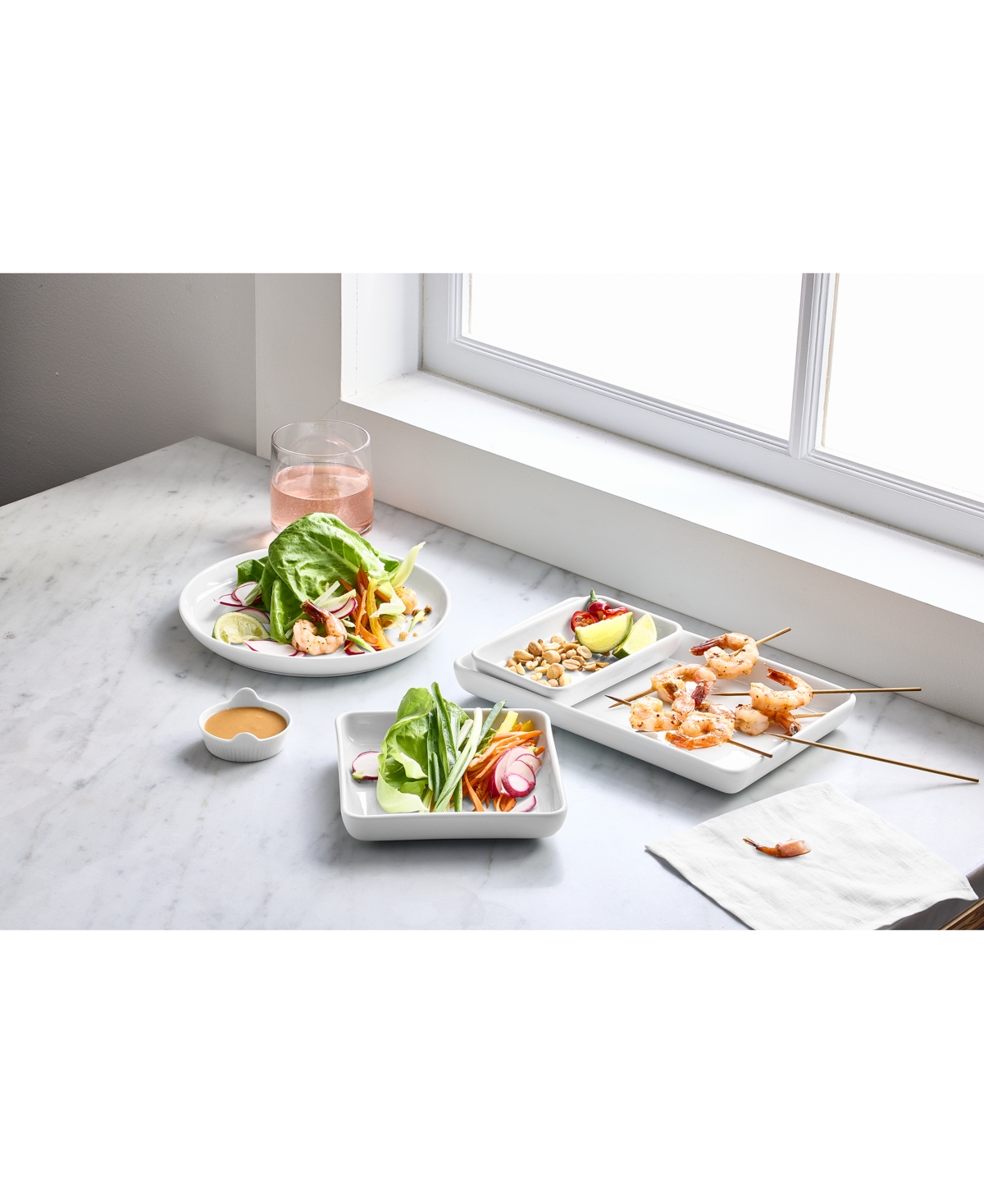 The Cellar James Nesting Servers, Set Of 3, Exclusively At Macy's In White