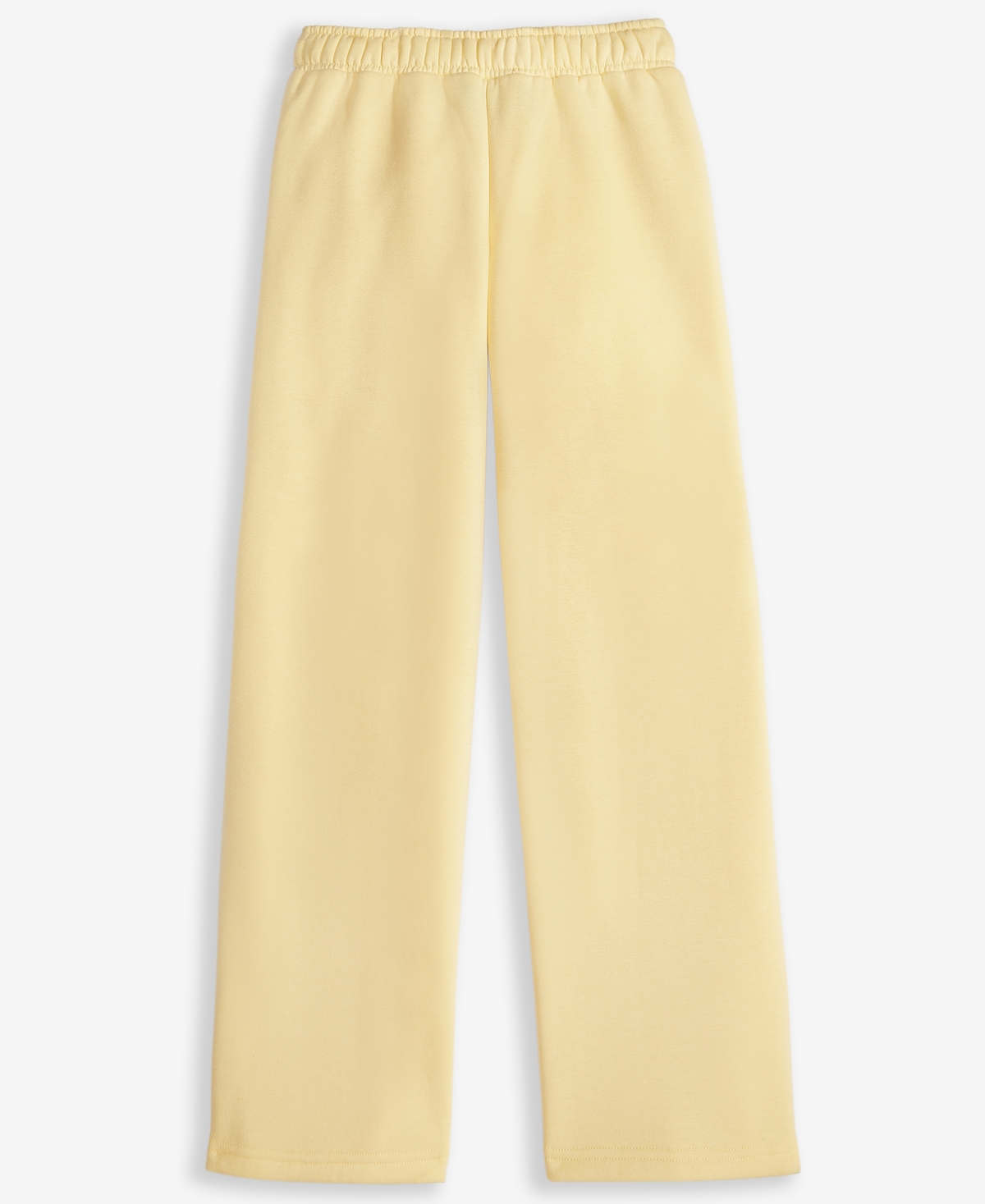 With Jules Big Girl Wide Leg Sweatpant In Lemon Sorb