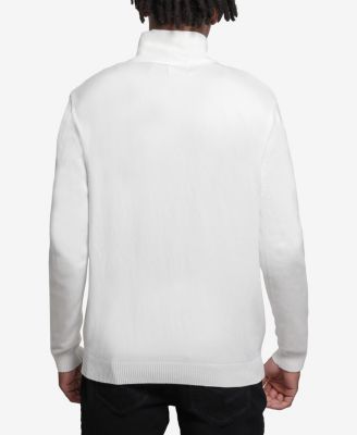 Men's Quarter Zip Mock Neck Sweater