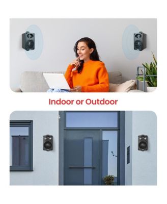 3.5” 2-Way Bluetooth Wireless Speaker System - Waterproof, 200W Max Power, 1/2” Tweeter, Compact Design