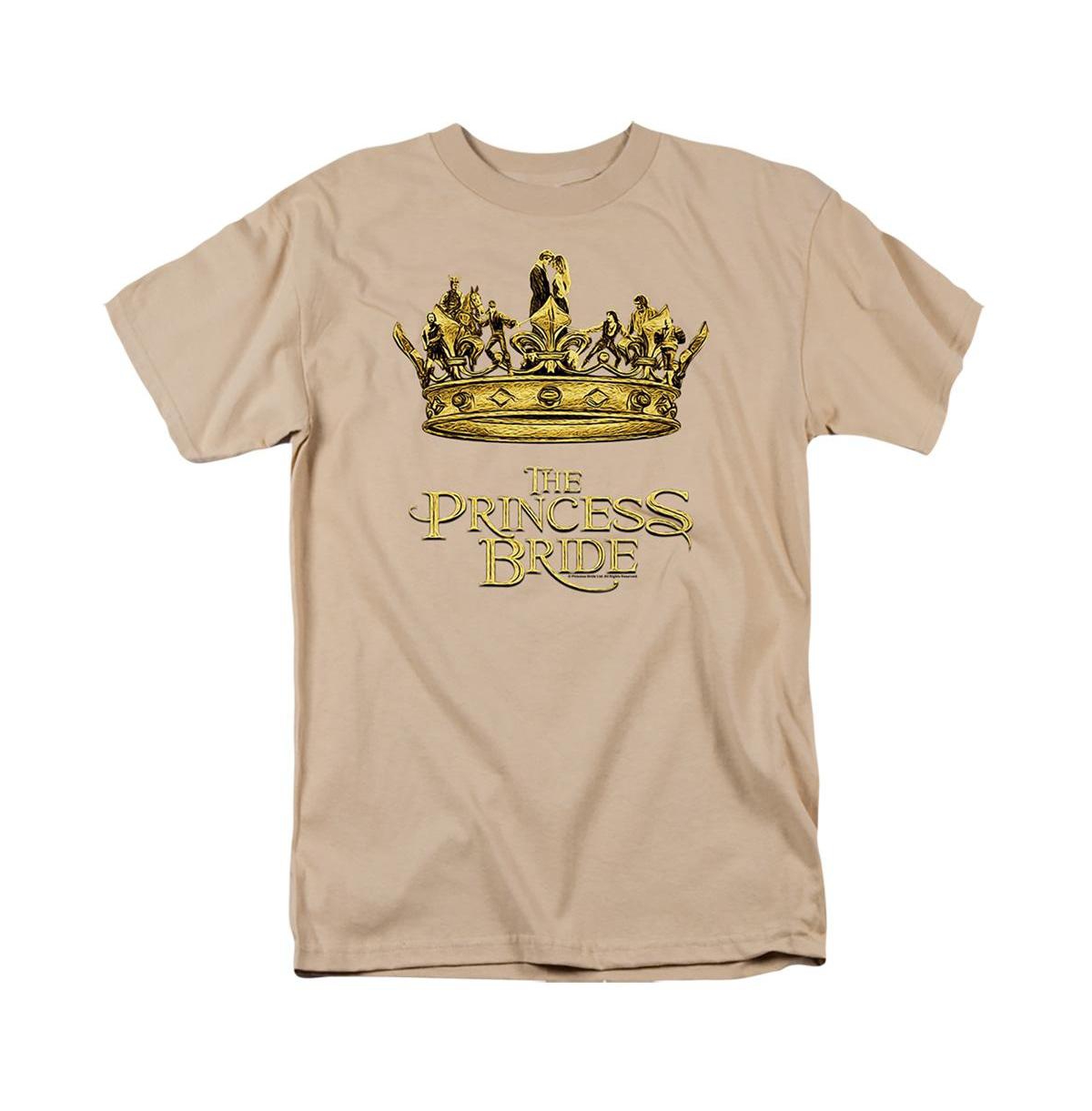 Men's Crown Short Sleeve Adult Tee / T-Shirt - Open brown